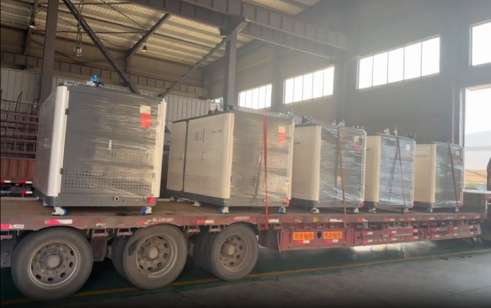 東莞某食品廠使用5臺(tái)0.5噸燃?xì)庹羝l(fā)生器